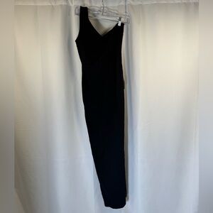 Luls Good Times Only Black One-Shoulder Maxi Dress M